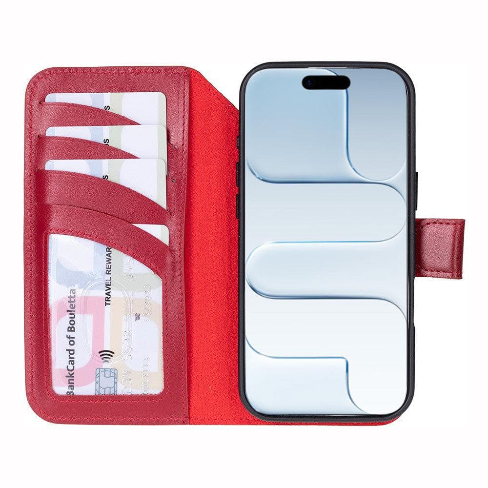 Magic iPhone 17 Air Detachable Leather Wallet Case