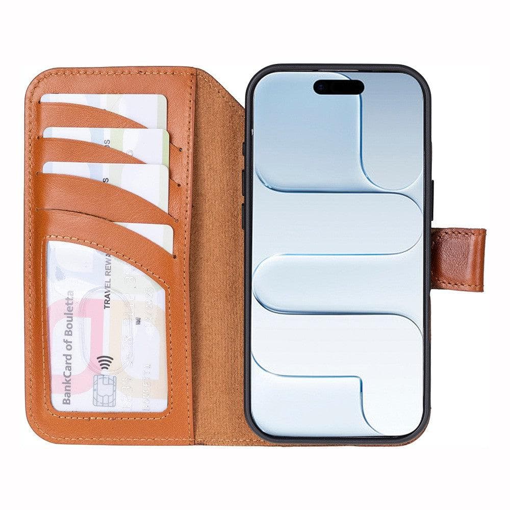 Magic iPhone 17 Air Detachable Leather Wallet Case