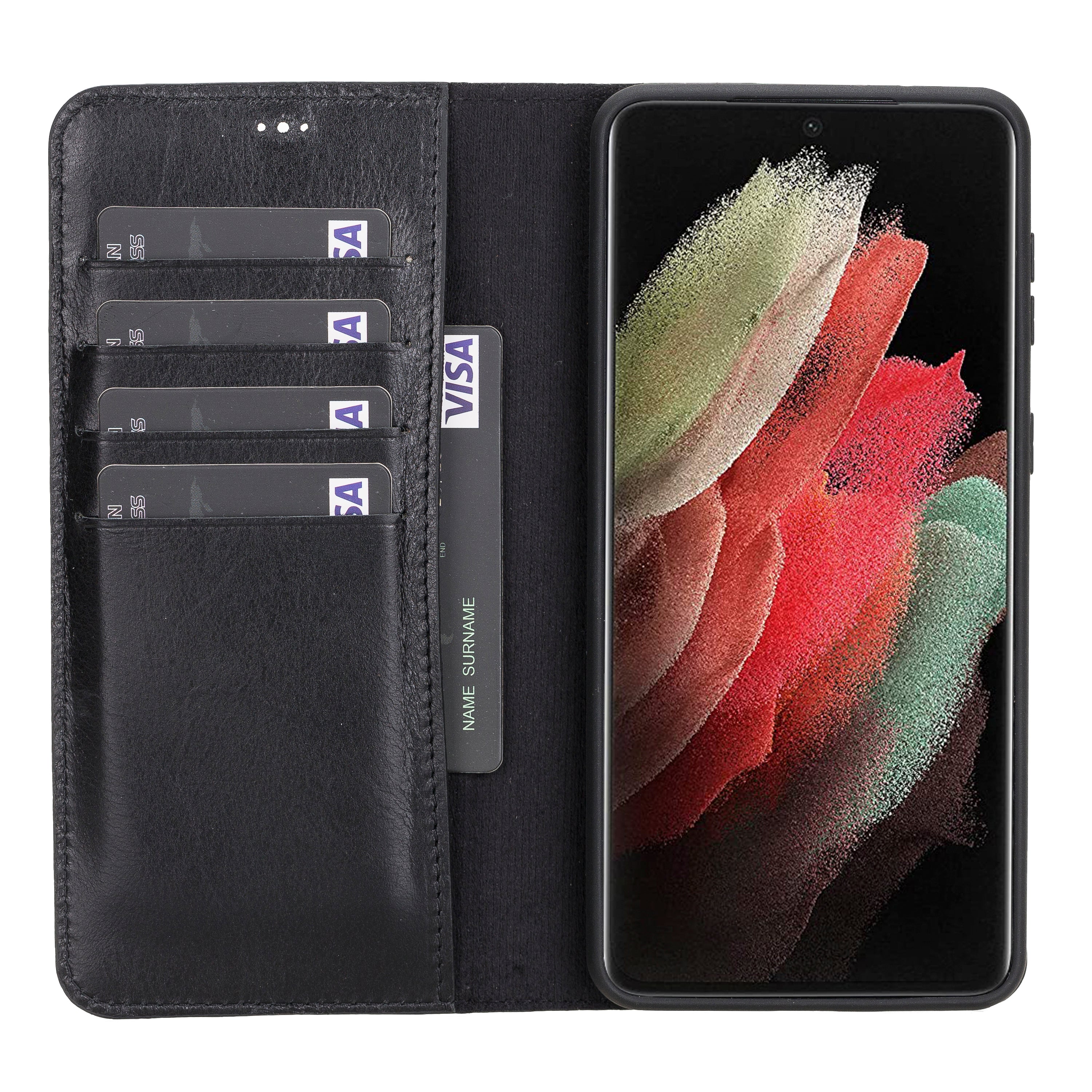 Samsung Galaxy S21 Series Detachable Leather Case / MW