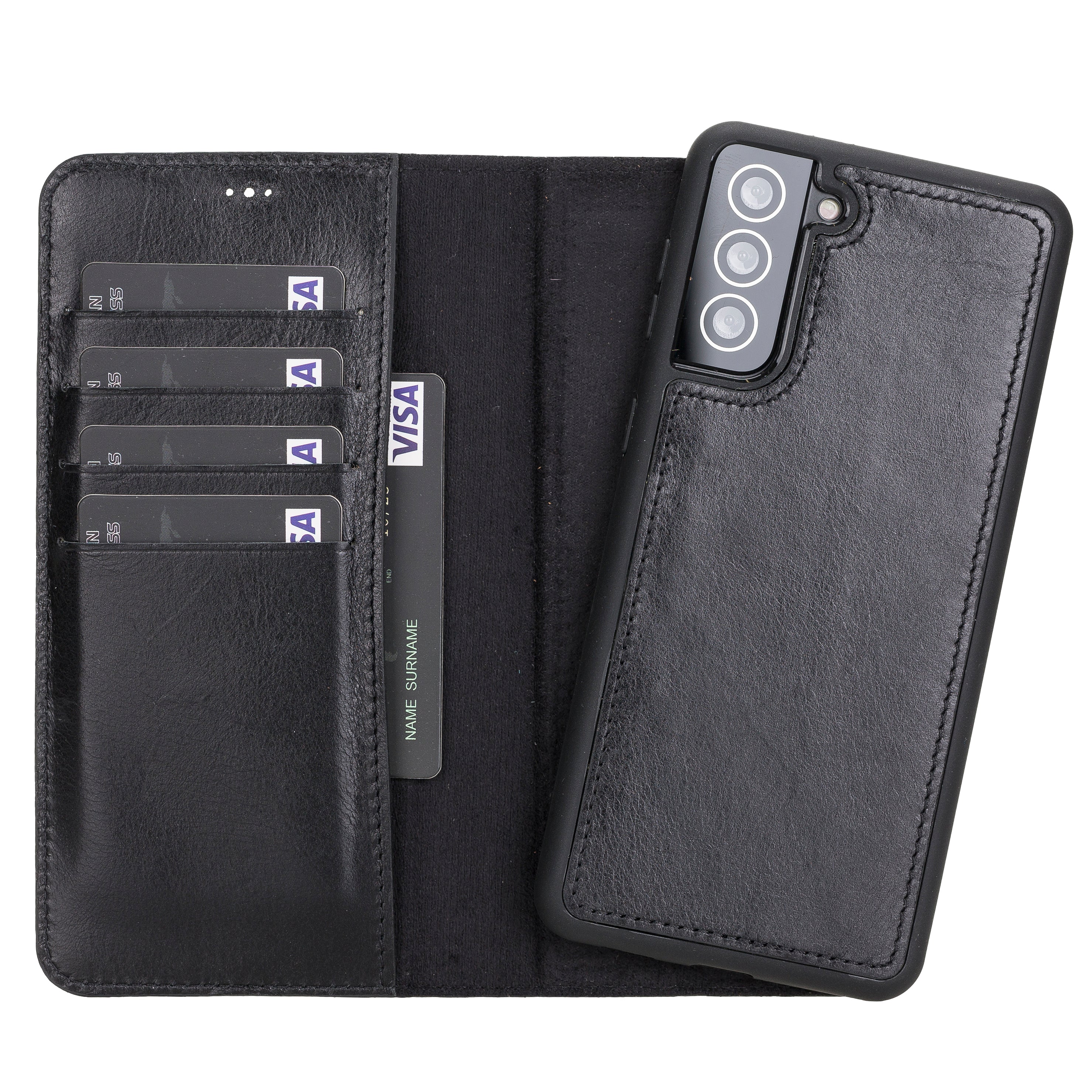 Samsung Galaxy S21 Series Detachable Leather Case / MW