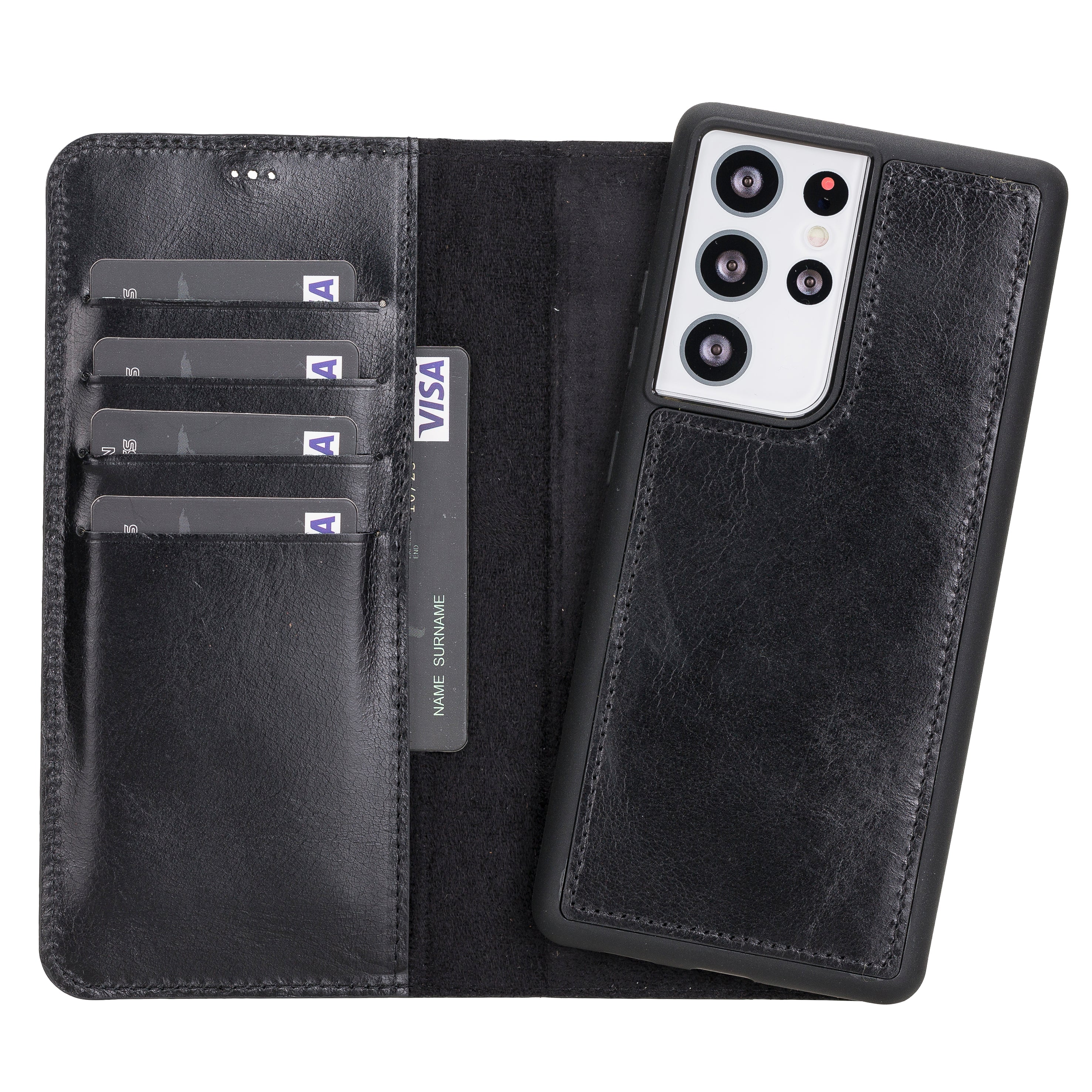 Samsung Galaxy S21 Series Leather Wallet Cases RFID - MW