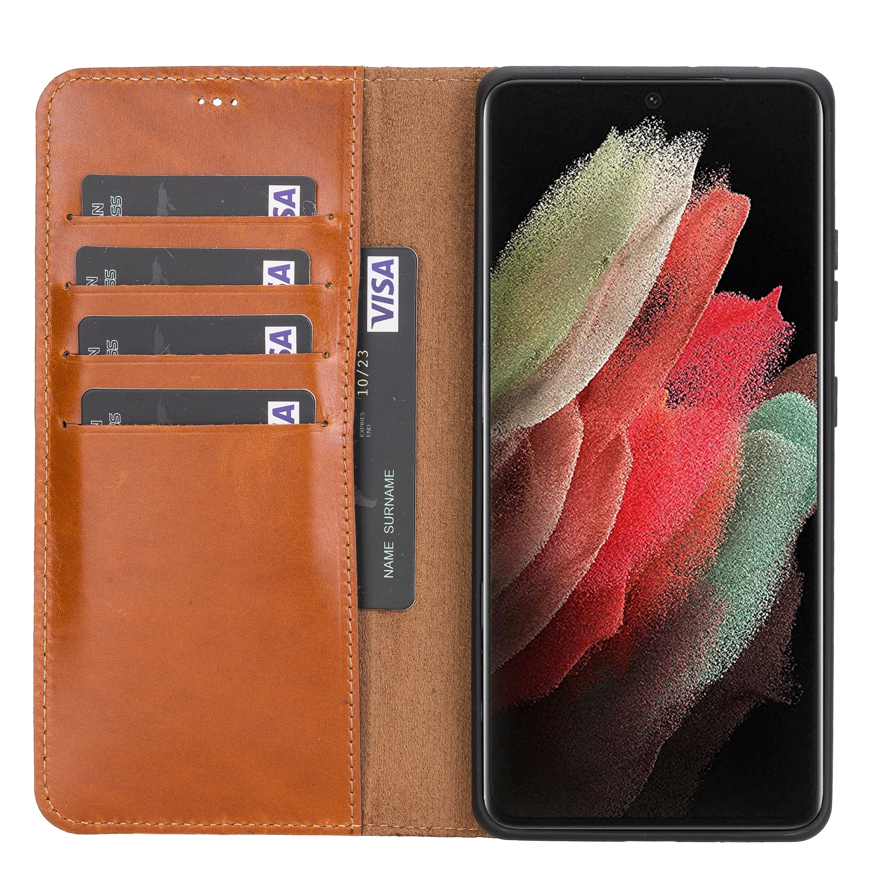 Samsung Galaxy S21 Series Detachable Leather Case / MW