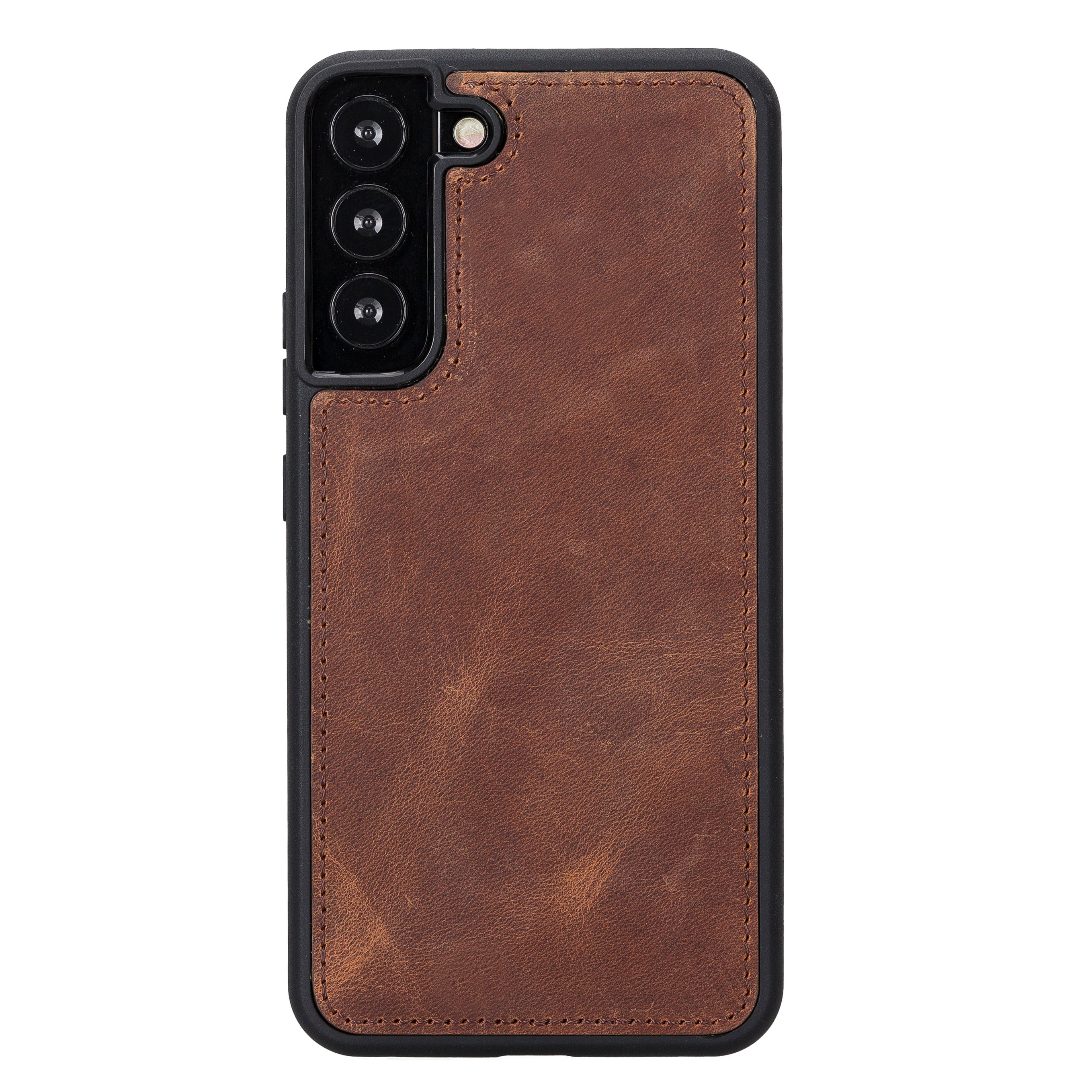 Samsung S23 Series Detachble Leather Magic Wallet Case - S23 Ultra / ANTIC BROWN