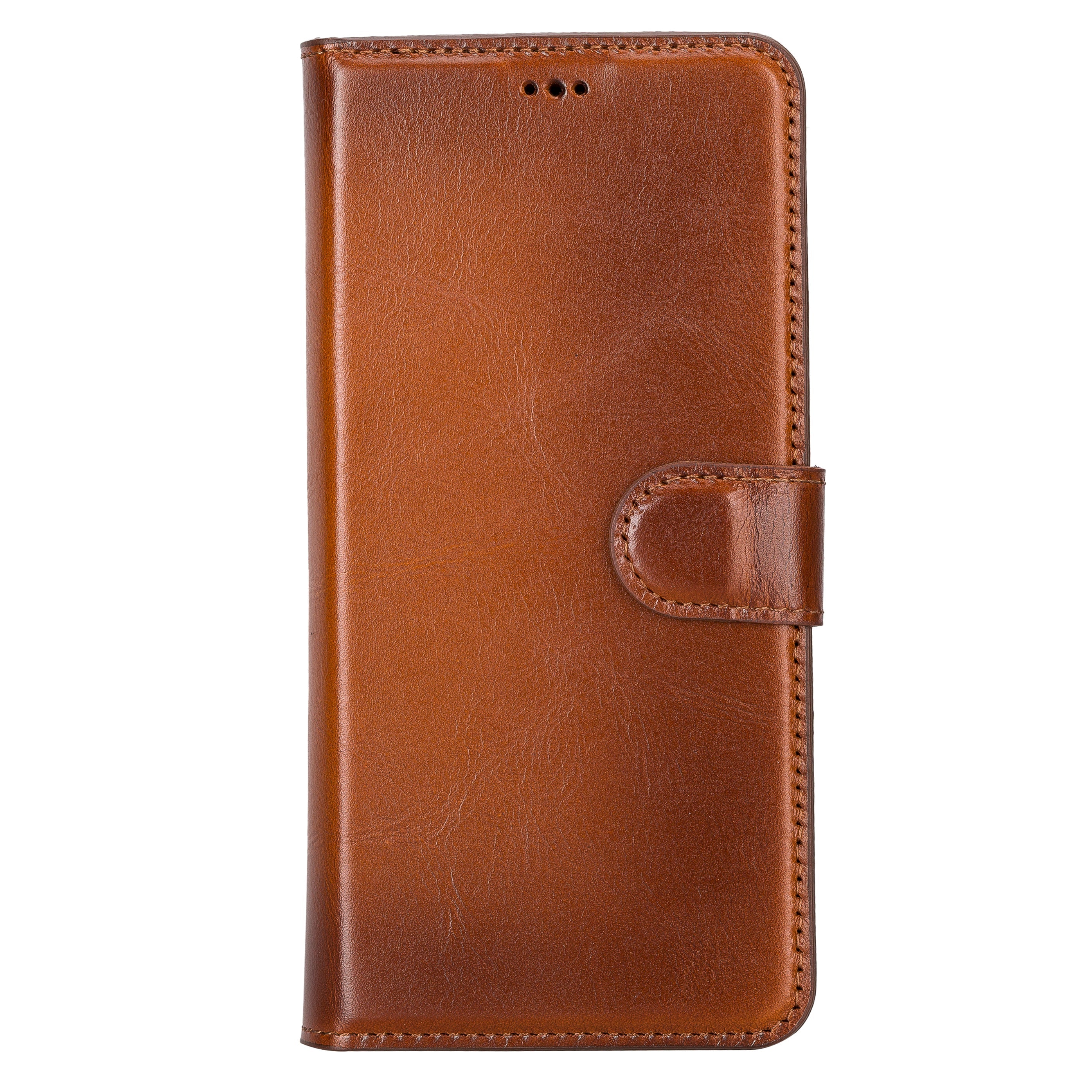 Samsung S23 Series Detachble Leather Magic Wallet Case - S23 Ultra / ANTIC BROWN