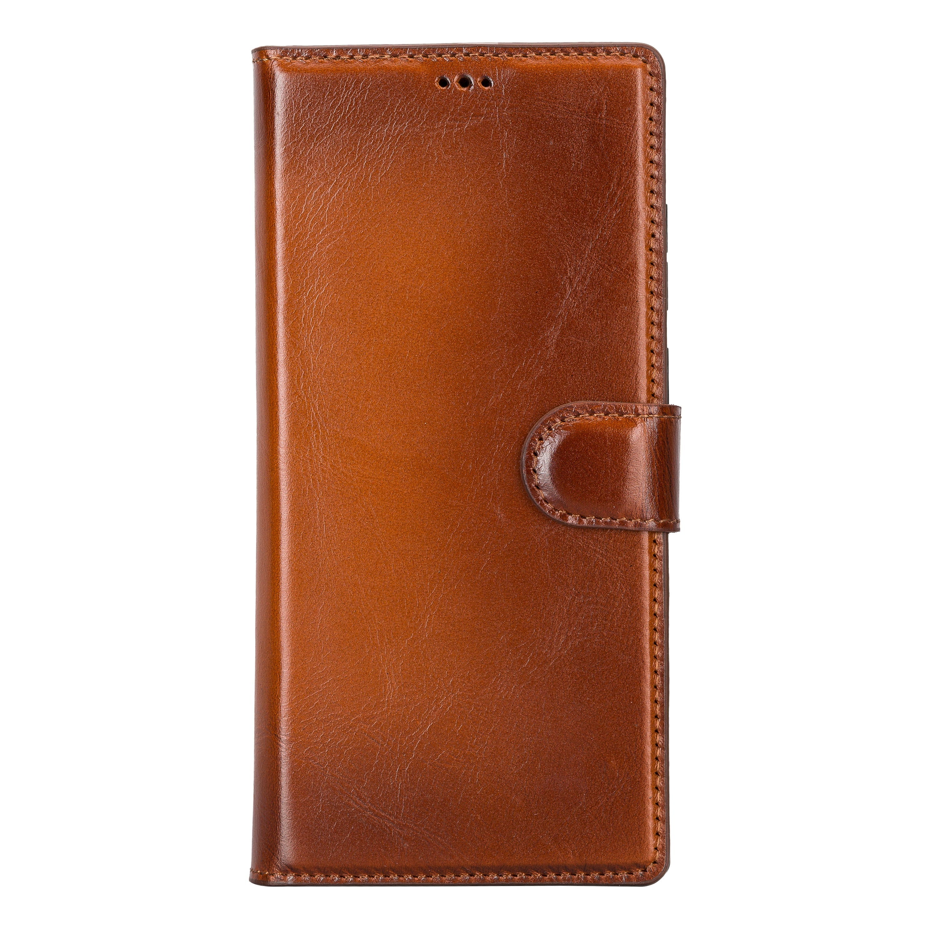 Samsung S23 Series Detachble Leather Magic Wallet Case - S23 Ultra / ANTIC BROWN