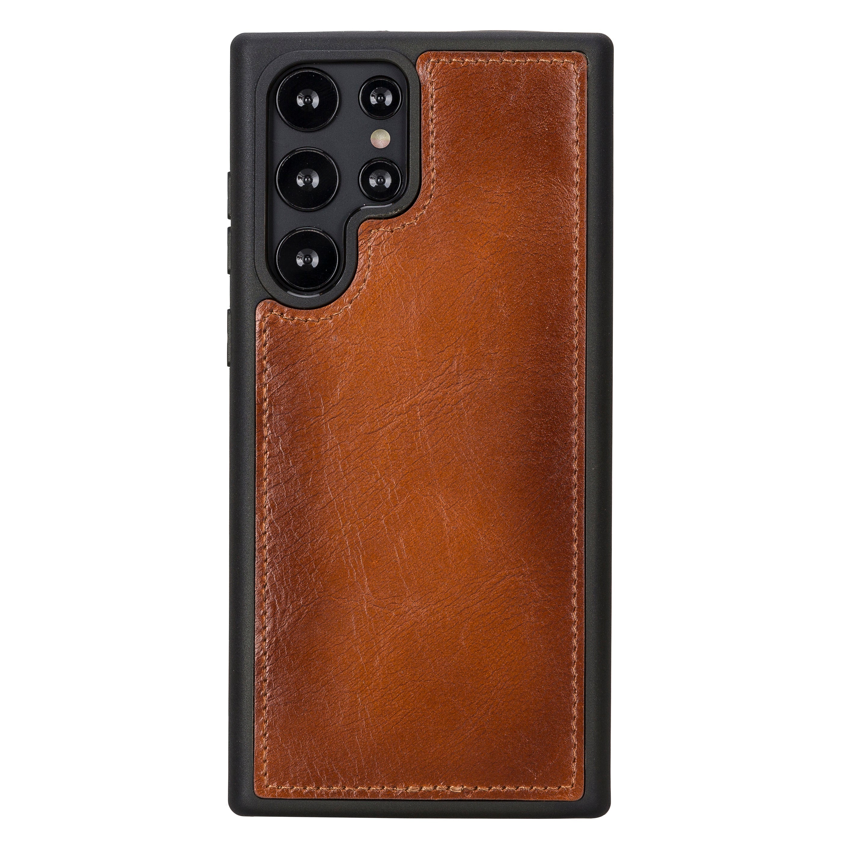 Samsung S23 Series Detachble Leather Magic Wallet Case - S23 Ultra / ANTIC BROWN