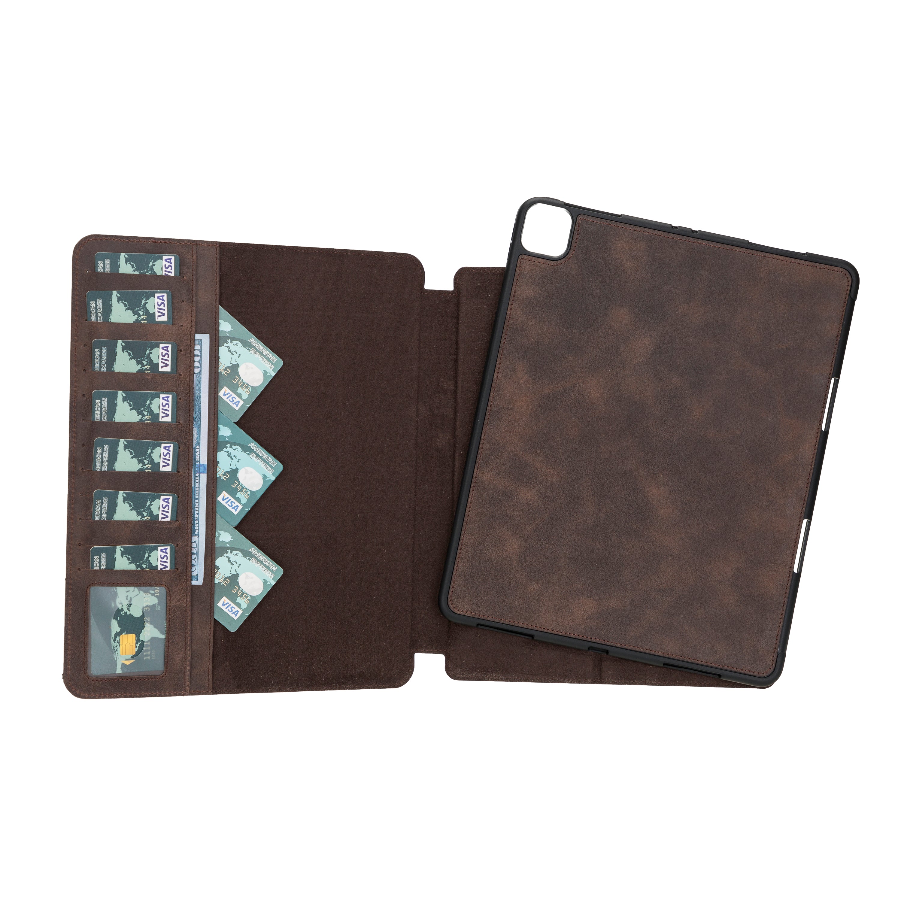 Eto iPad Pro 13" (M4-2024) Leather Wallet Case