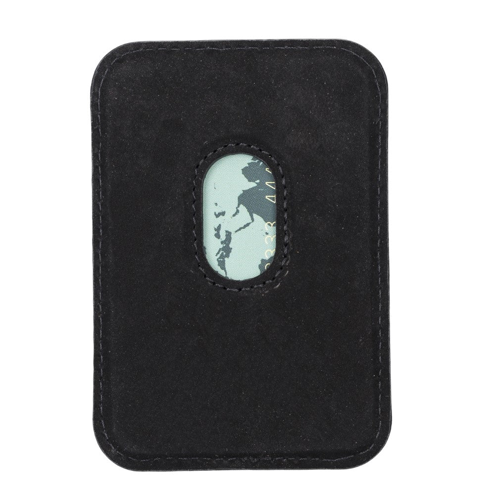 Maggy Apple Magnetic Card Holder - ANTIC BROWN