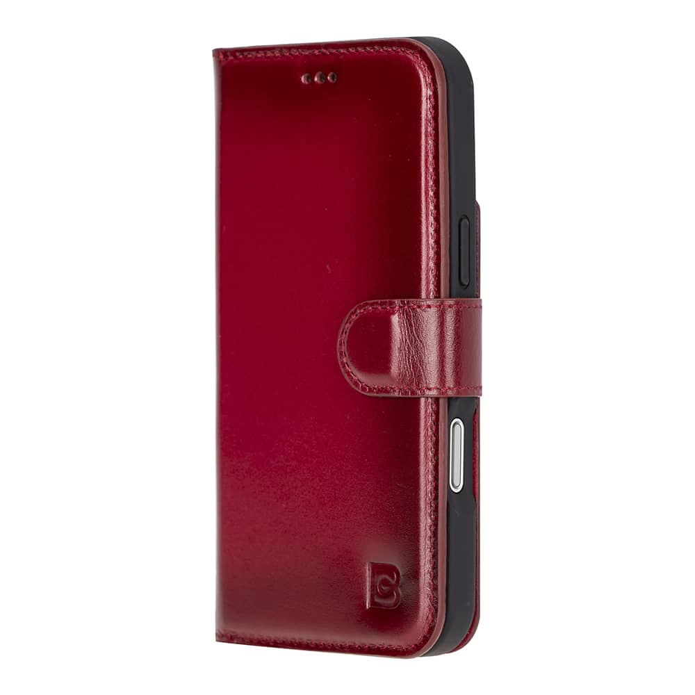 Leather iPhone 16 Detachable Wallet Case