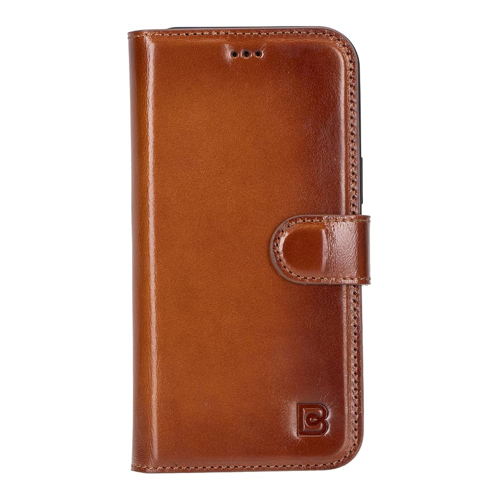 Leather iPhone 16 Detachable Wallet Case