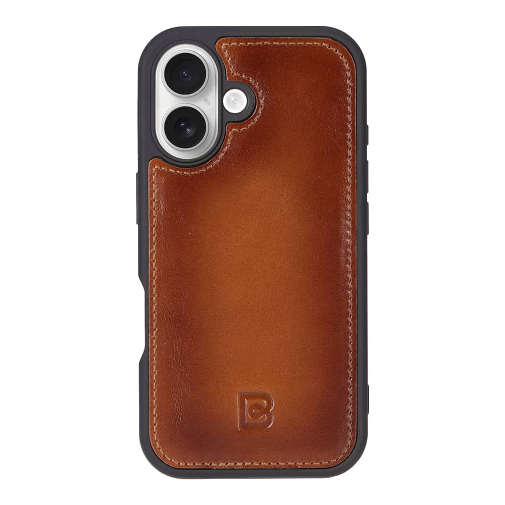 Leather iPhone 16 Plus Detachable Wallet Case