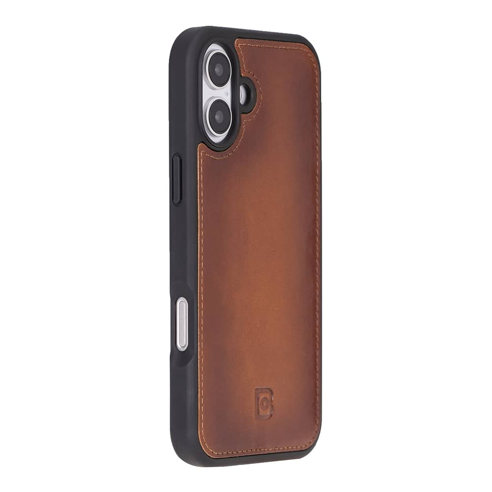 Leather iPhone 16 Detachable Wallet Case