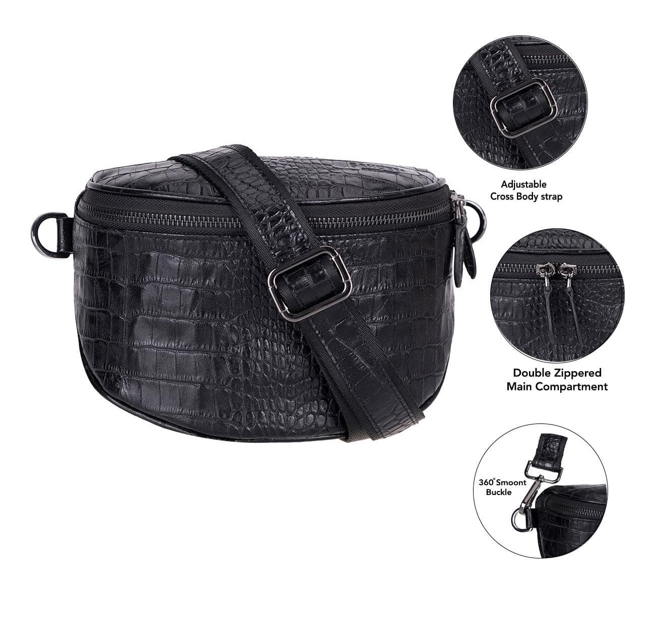 Alora Leather Crossbody Bag Bouletta