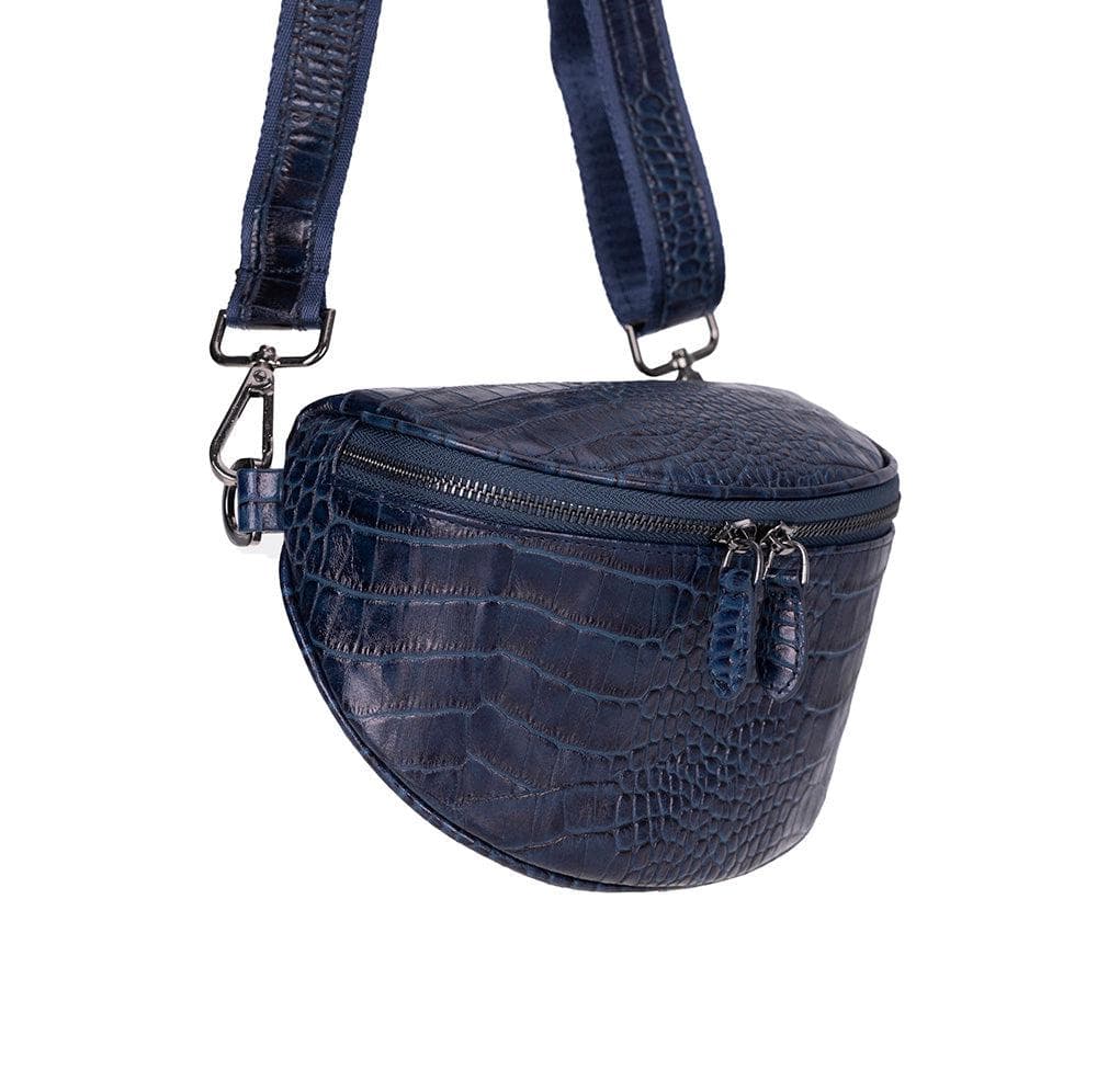 Alora Leather Crossbody Bag Crocodile Sizzle Bouletta