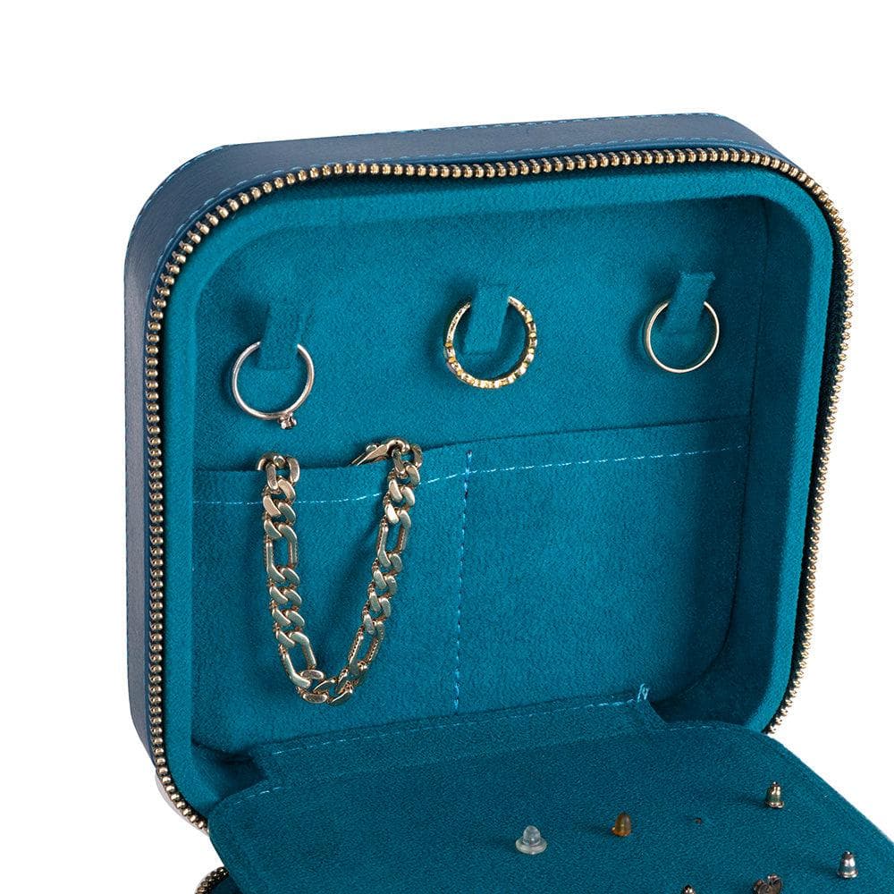 Amanda Leather Jewelry Box, Large Bouletta