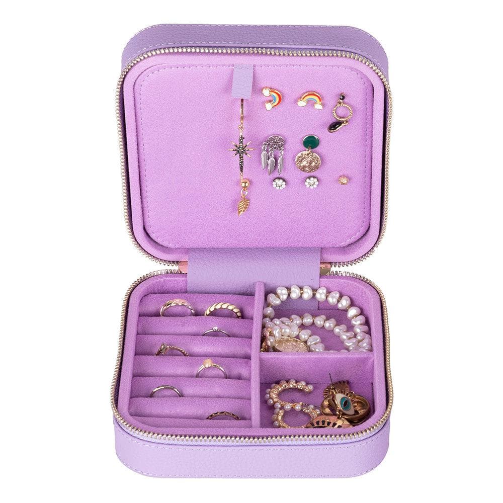 Amanda Leather Jewelry Box, Large Bouletta