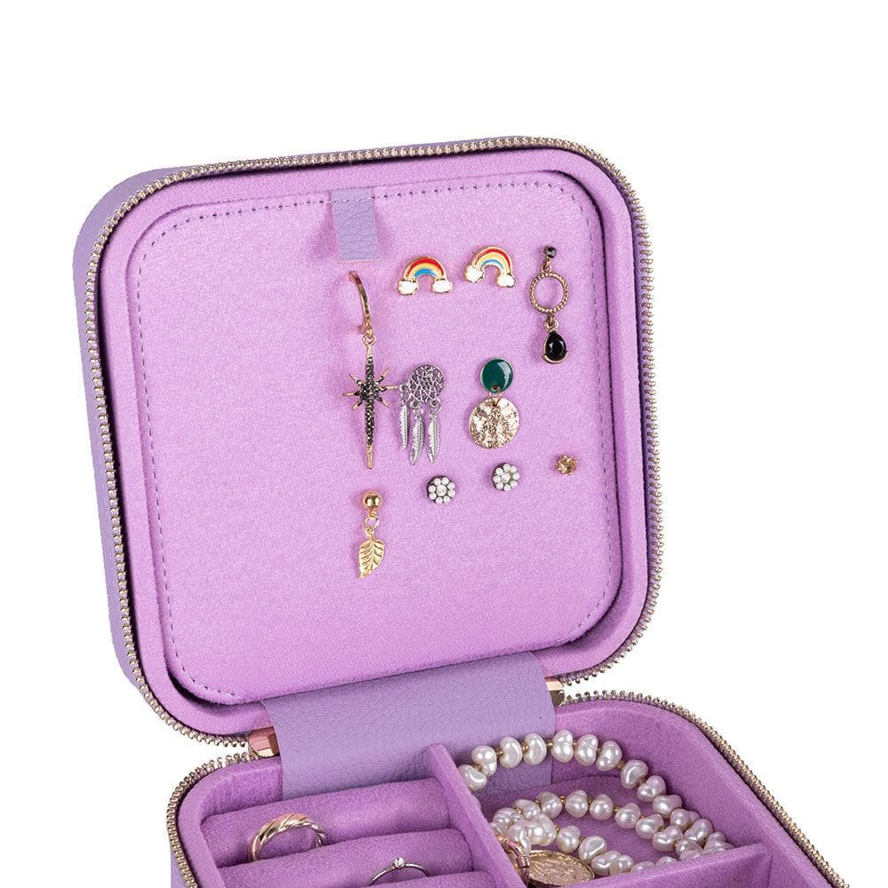 Amanda Leather Jewelry Box, Large Bouletta