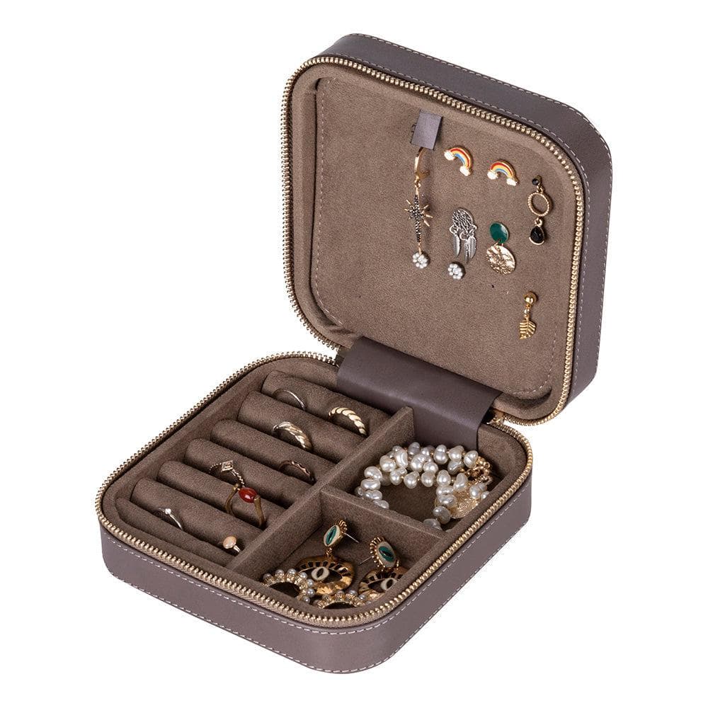 Amanda Leather Jewelry Box, Large Bouletta