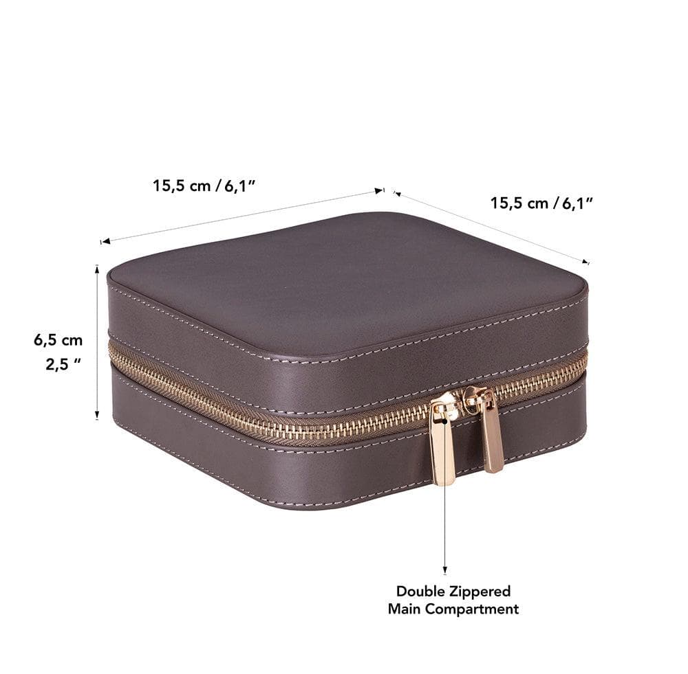 Amanda Leather Jewelry Box, Large Bouletta