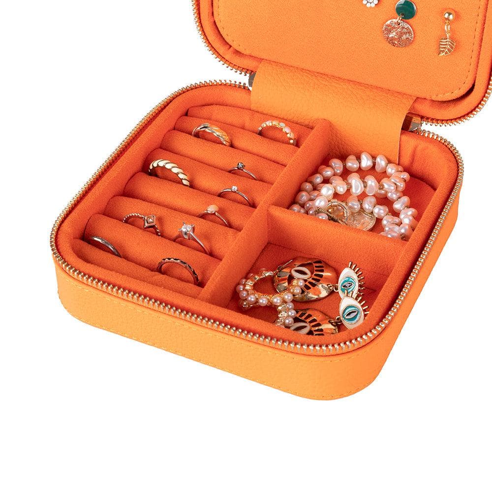 Amanda Leather Jewelry Box, Large Bouletta