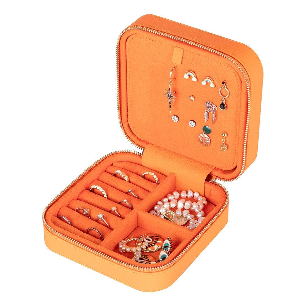 Amanda Leather Jewelry Box, Large Bouletta