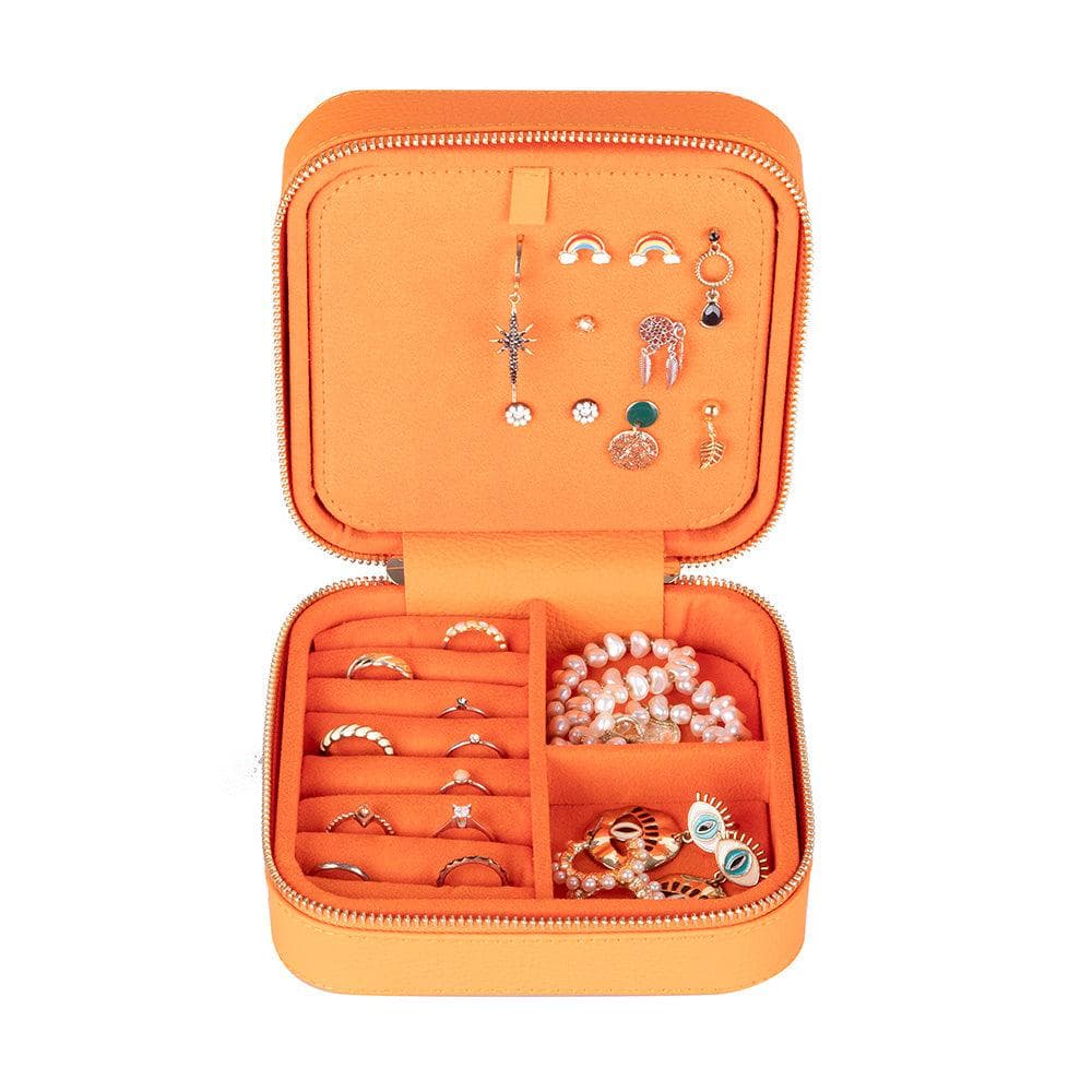 Amanda Leather Jewelry Box, Large Bouletta