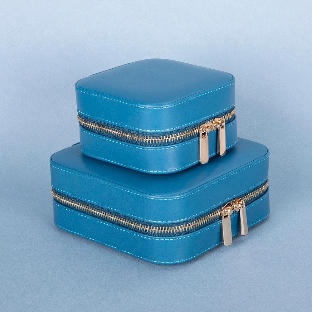 Amanda Leather Jewelry Box, Medium Bouletta