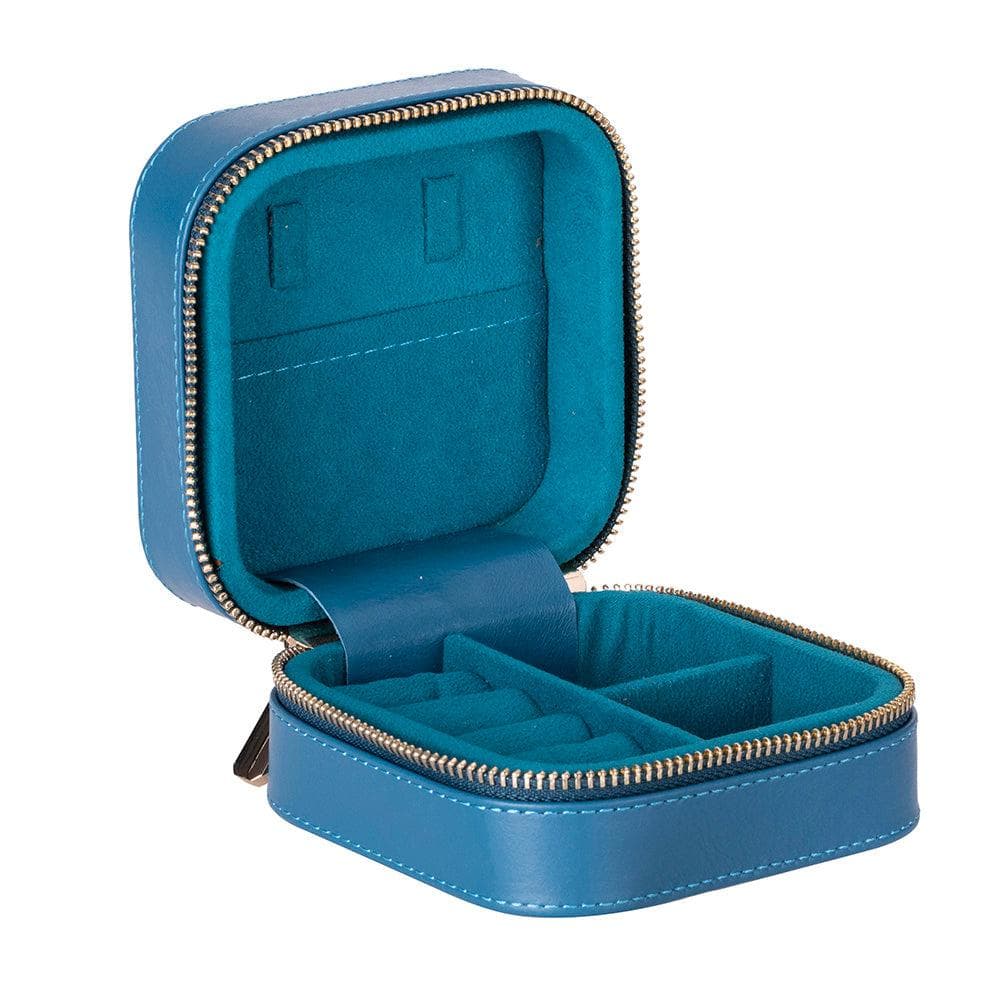 Amanda Leather Jewelry Box, Medium Butter Bouletta