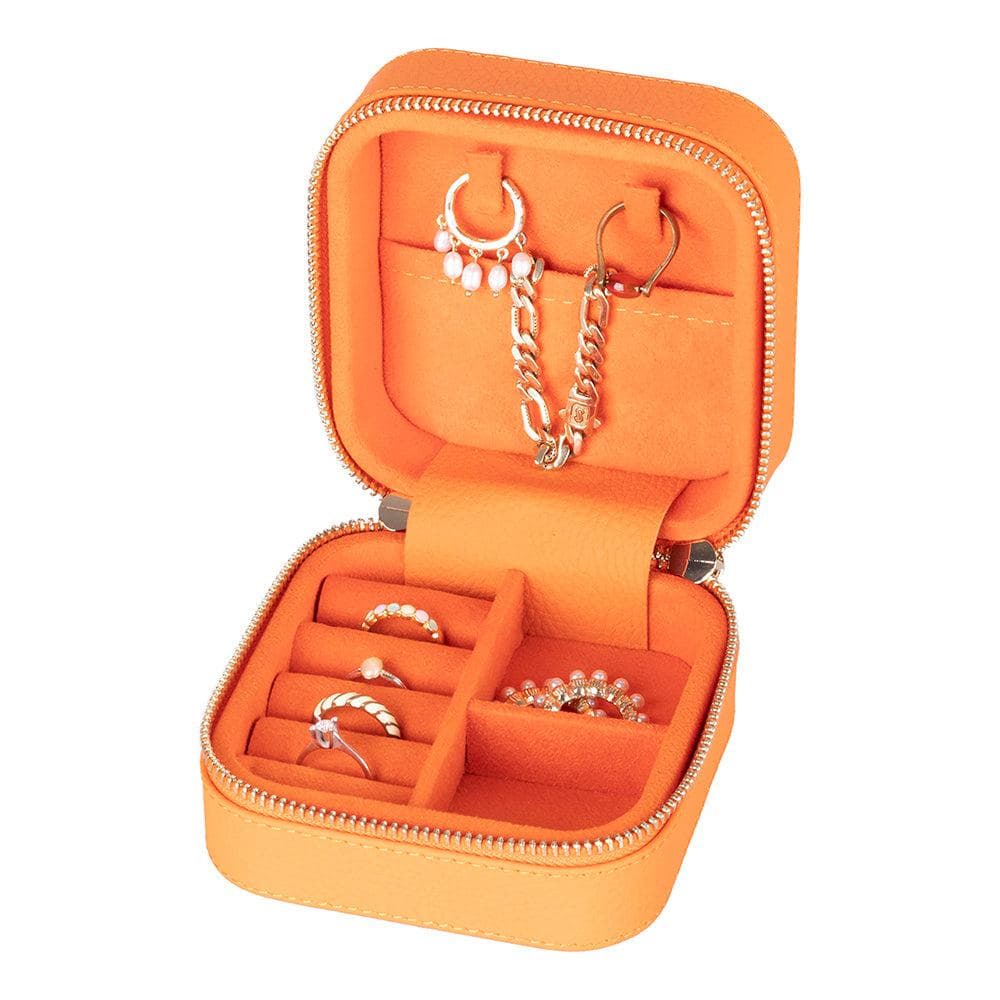 Amanda Leather Jewelry Box, Medium Bouletta