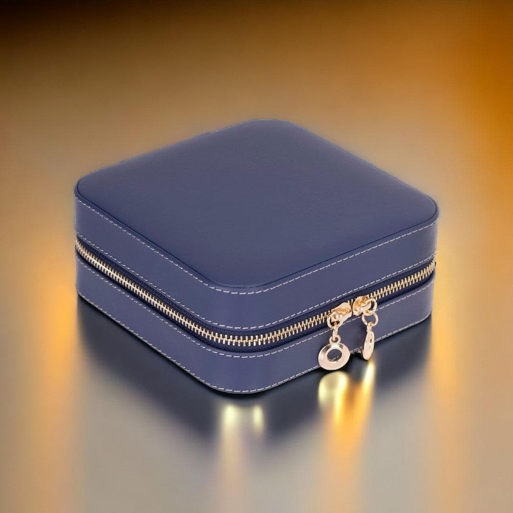 Amanda Leather Jewelry Box, Medium Bouletta