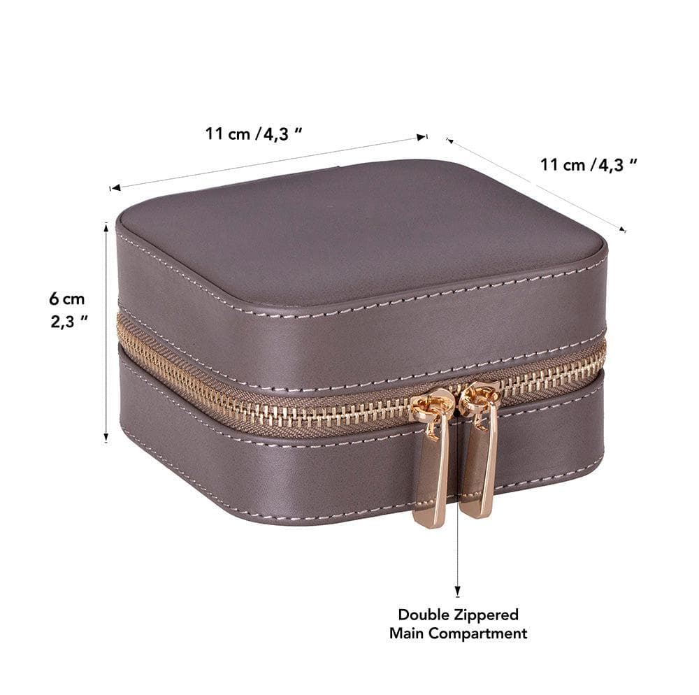 Amanda Leather Jewelry Box, Medium Bouletta