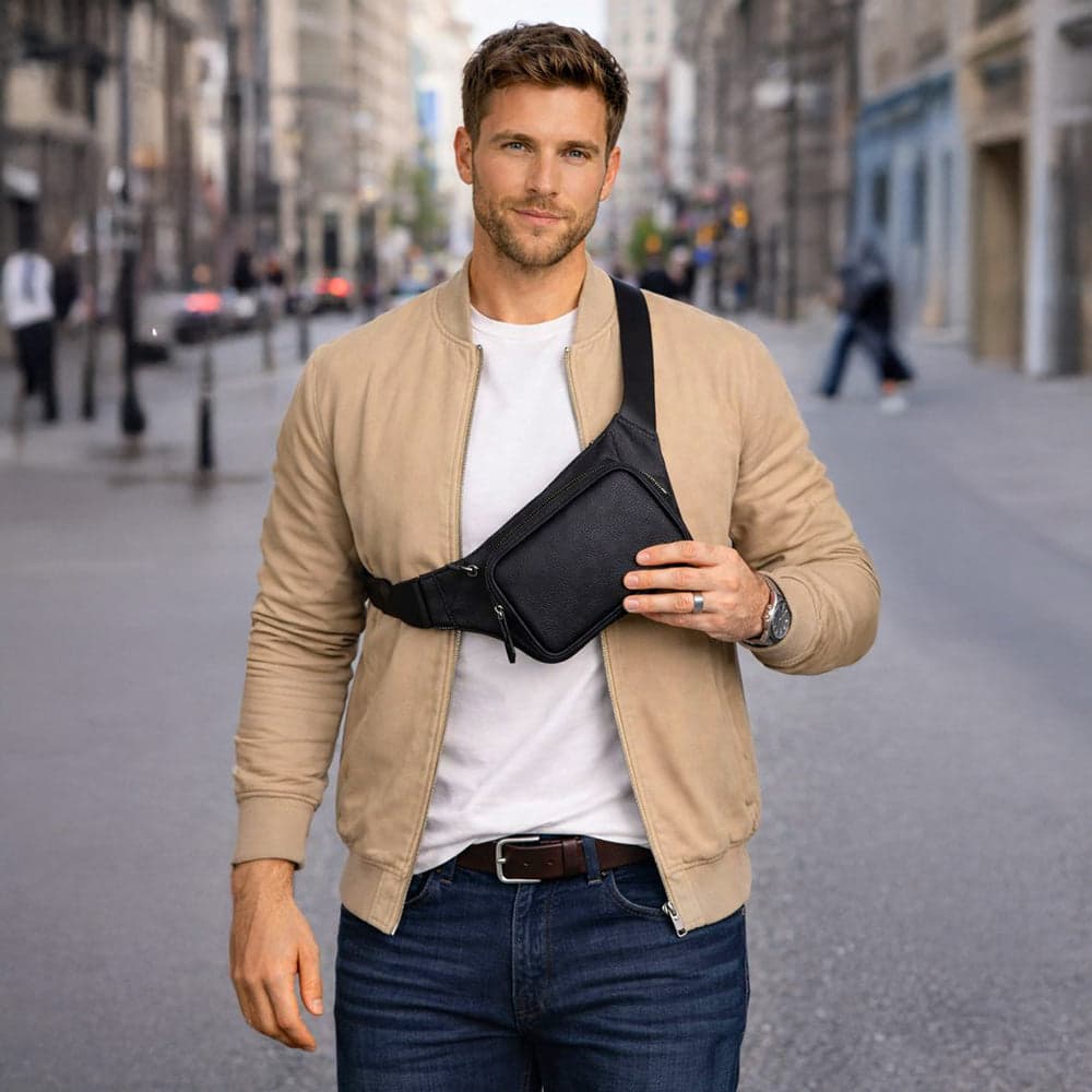 Apex Leather Waist Bag Bouletta