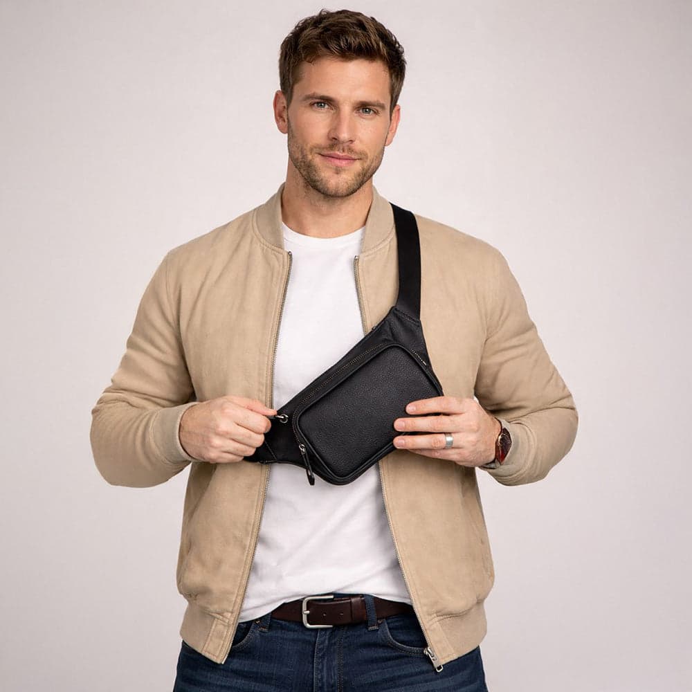 Apex Leather Waist Bag Bouletta