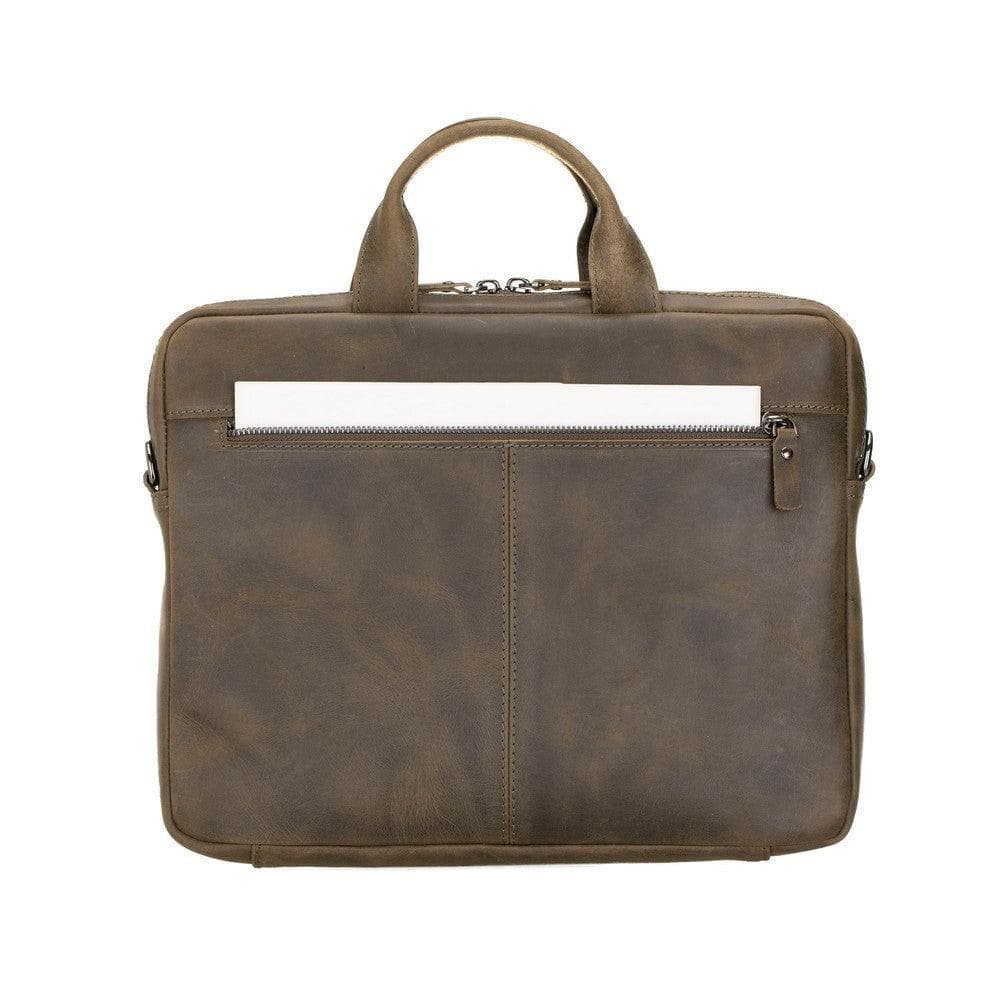 Apollo Leather Business Briefcase 14" Bouletta