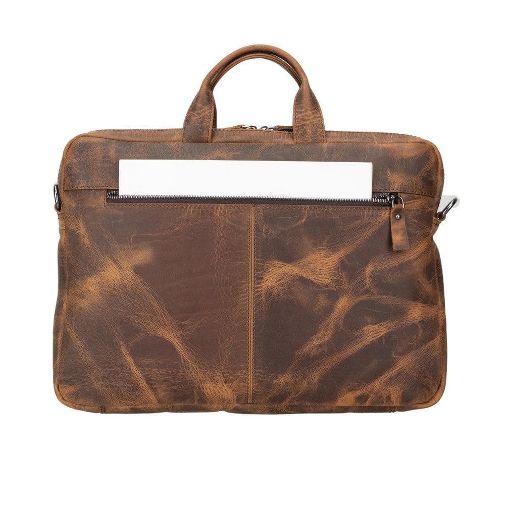 Apollo Leather Business Briefcase / Laptop Case 16" Bouletta