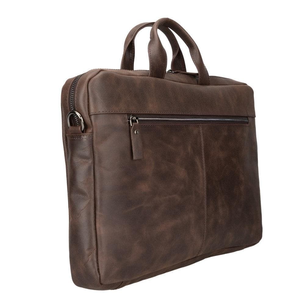 Apollo Leather Business Briefcase / Laptop Case 16" Bouletta