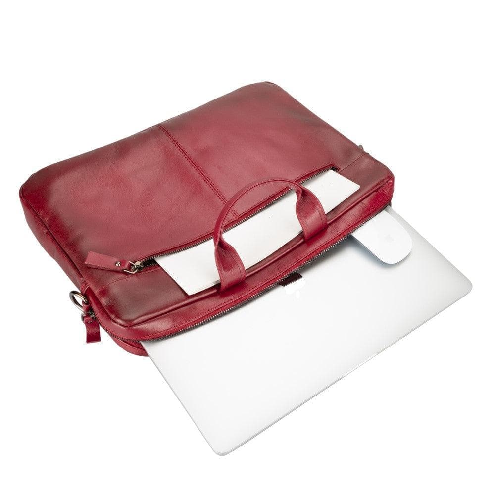 Apollo Leather Business Briefcase / Laptop Case 16" Bouletta