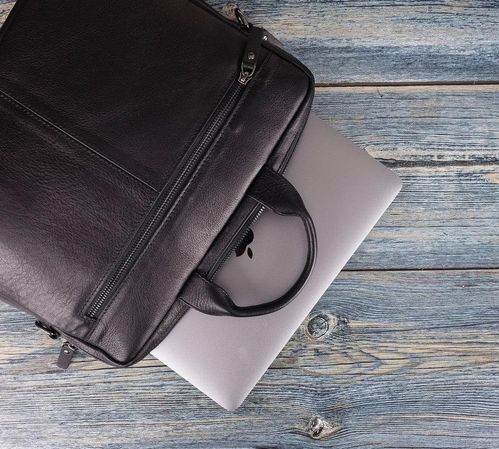 Apollo Leather Business Briefcase / Laptop Case 16" Bouletta