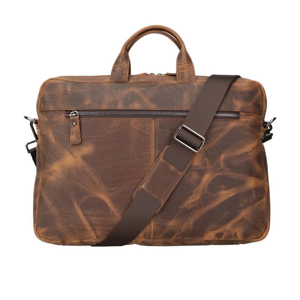 Apollo Leather Business Briefcase / Laptop Case 16" Bouletta