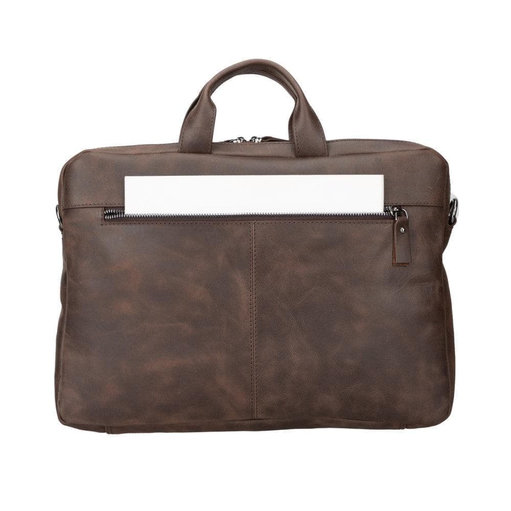 Apollo Leather Business Briefcase / Laptop Case 16" Bouletta