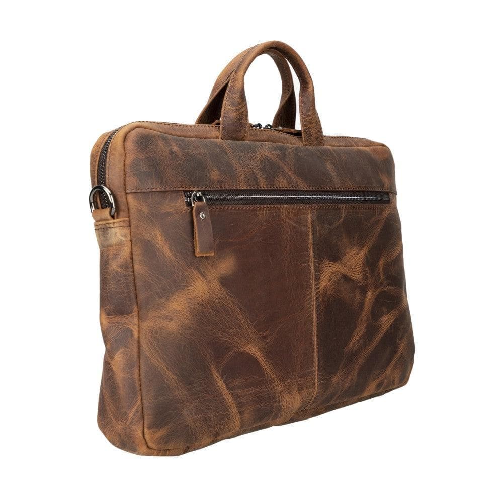 Apollo Leather Business Briefcase / Laptop Case 16" Bouletta
