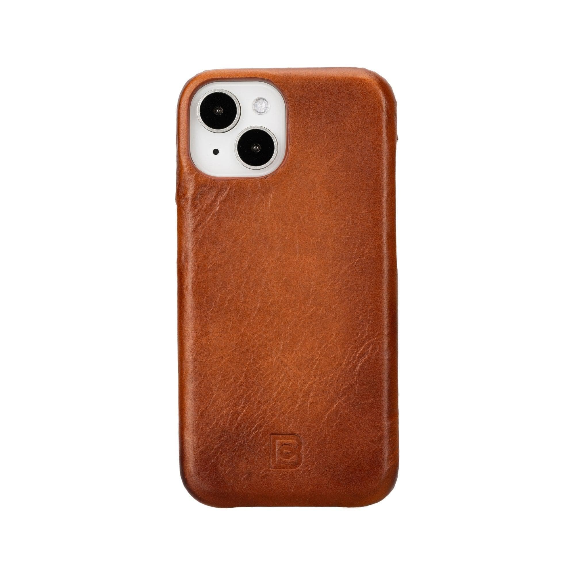 Apple iPhone 15 Series Full Leather Coating Back Cover