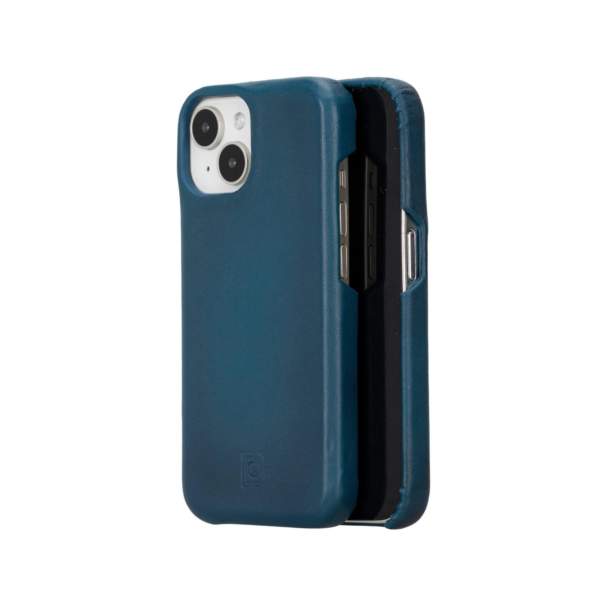 Apple iPhone 15 Series Full Leather Coating Back Cover