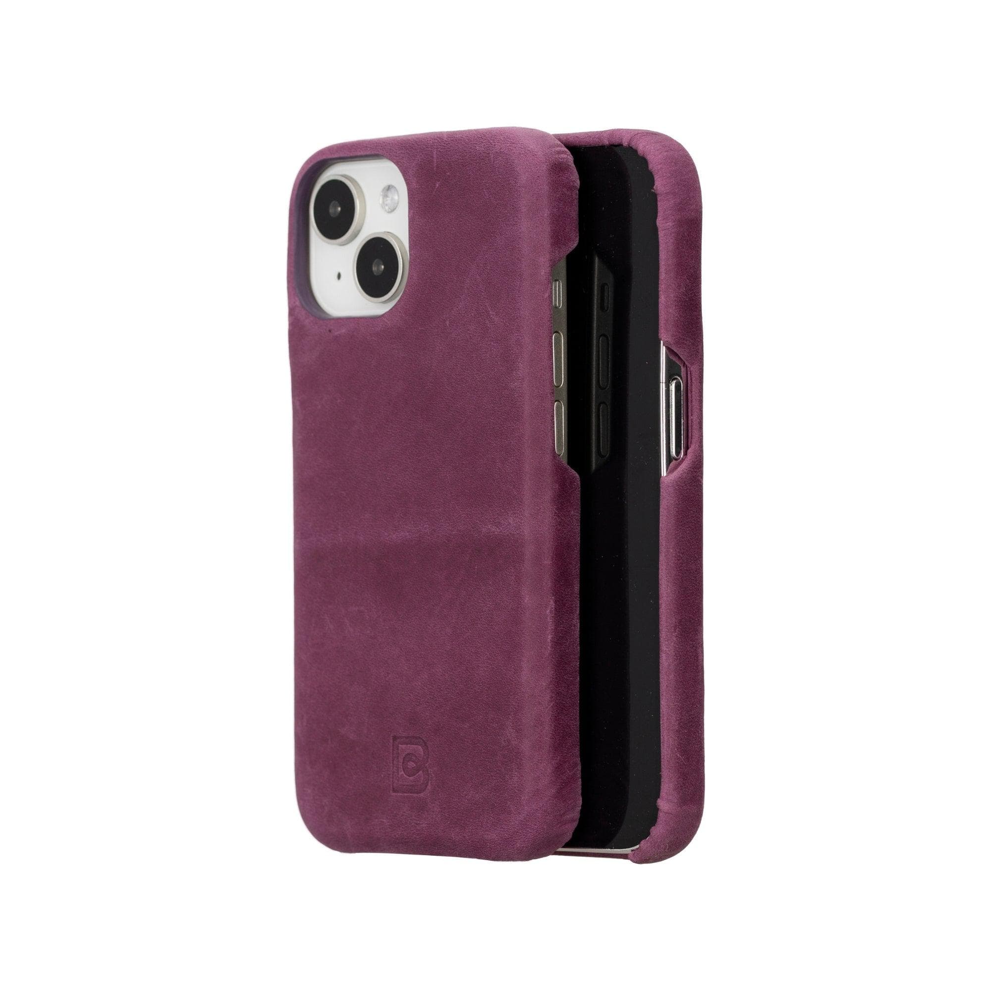 Apple iPhone 15 Series Full Leather Coating Back Cover