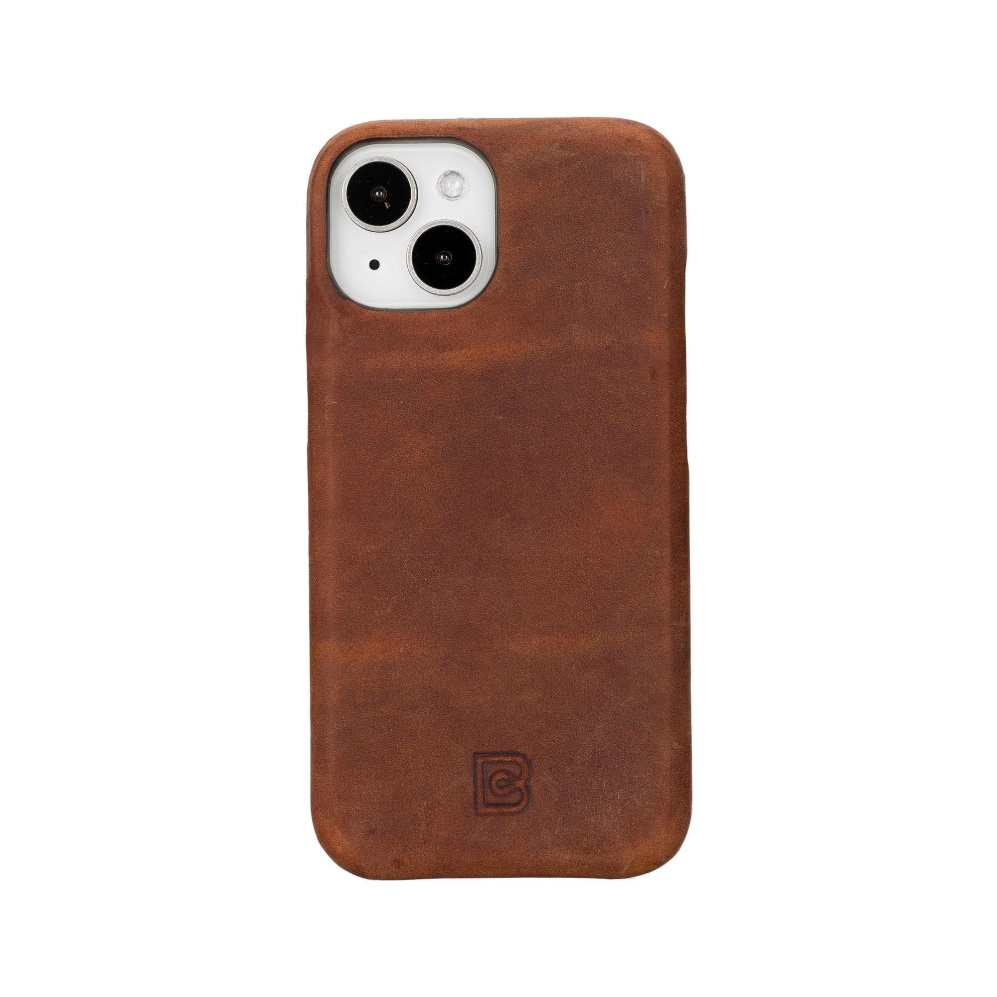 Apple iPhone 15 Series Full Leather Coating Back Cover