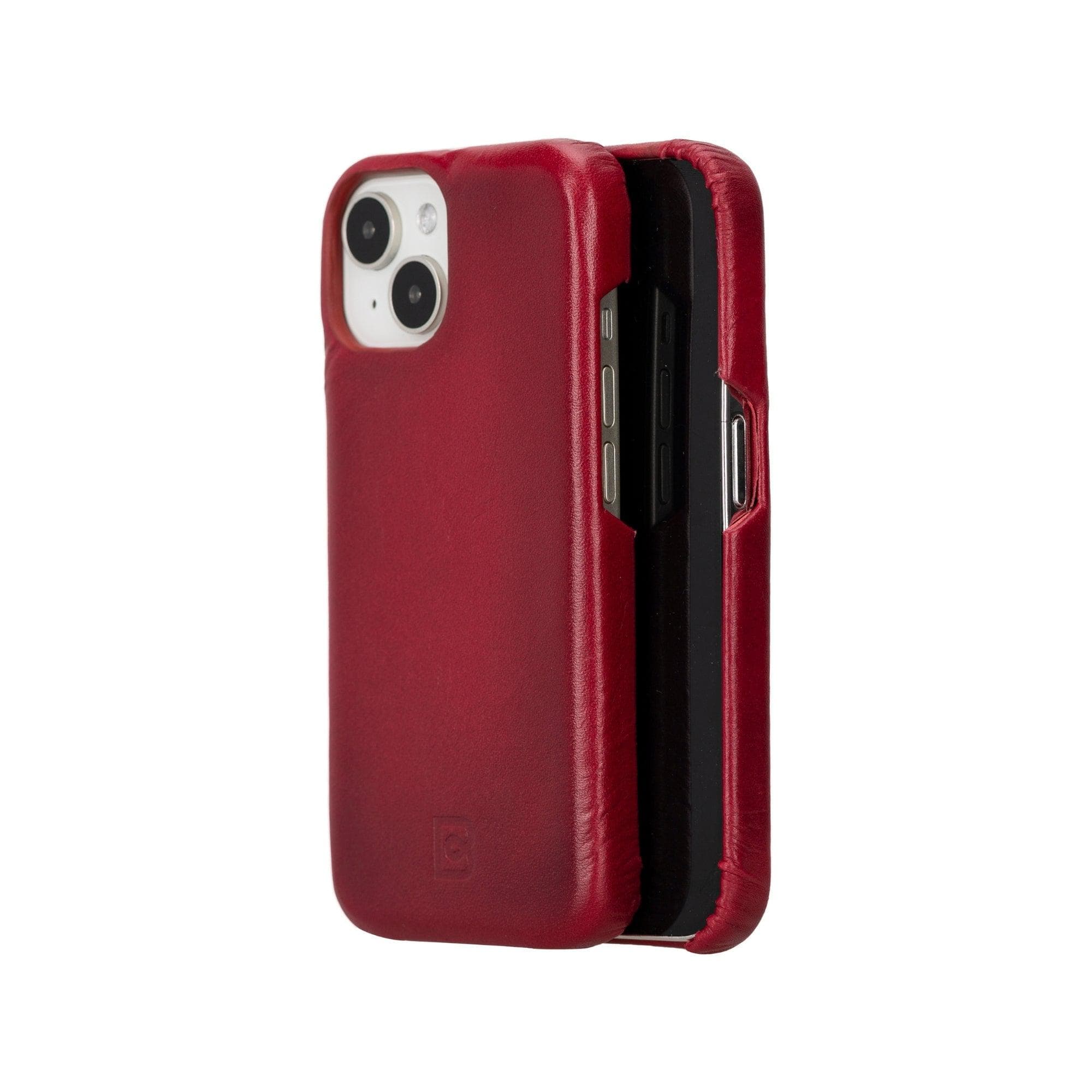 Apple iPhone 15 Series Full Leather Coating Back Cover