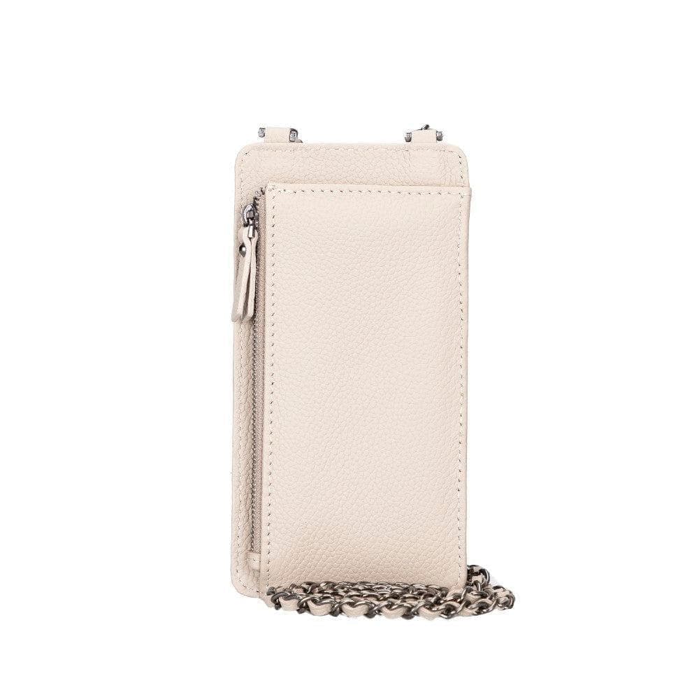 Avjin Crossbody Leather Bag Compatible with Phones up to 6.9" - Light Tan TIGUAN TAN Bouletta