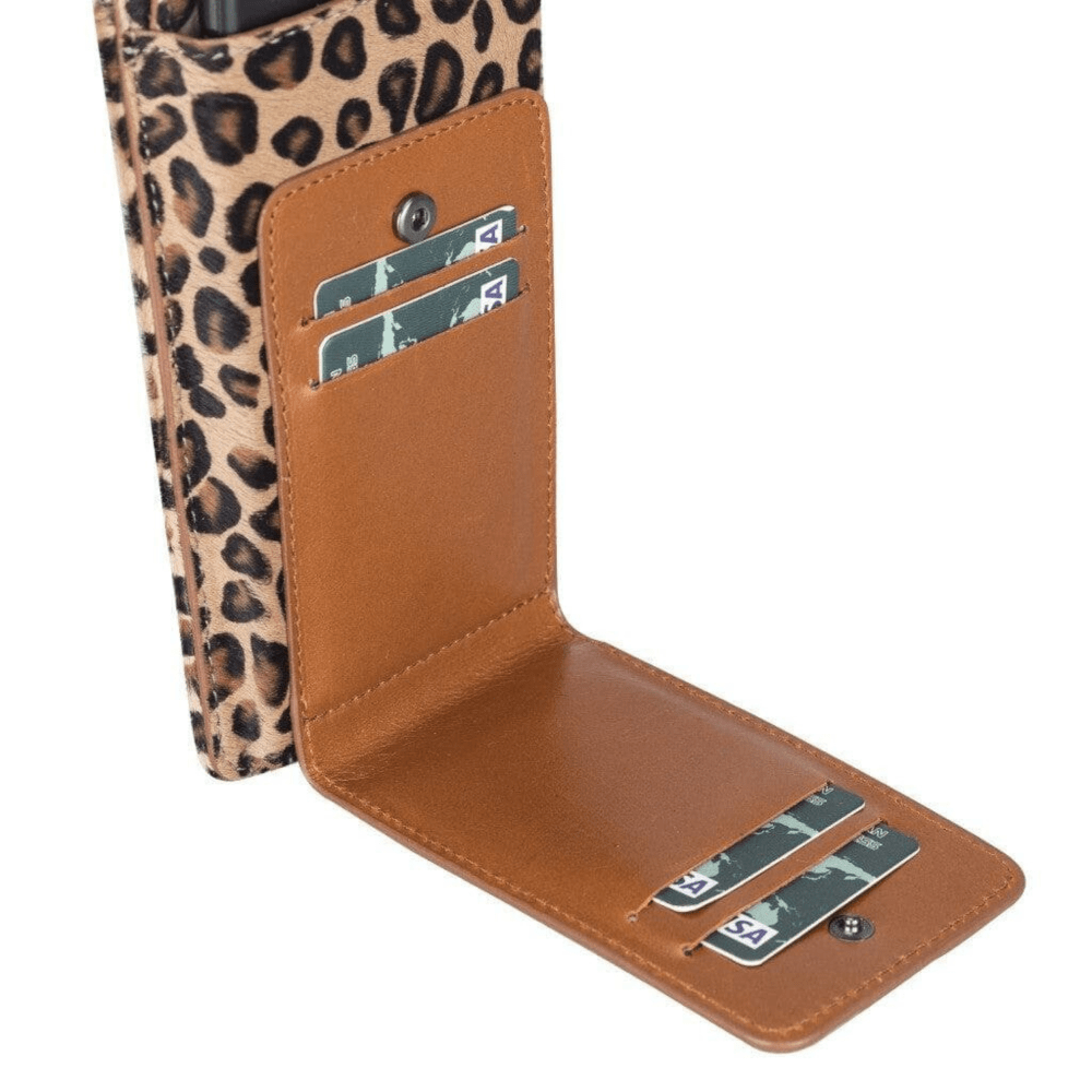 Avjin Crossbody Leather Bag Compatible with Phones up to 6.9" - Light Tan TIGUAN TAN Bouletta