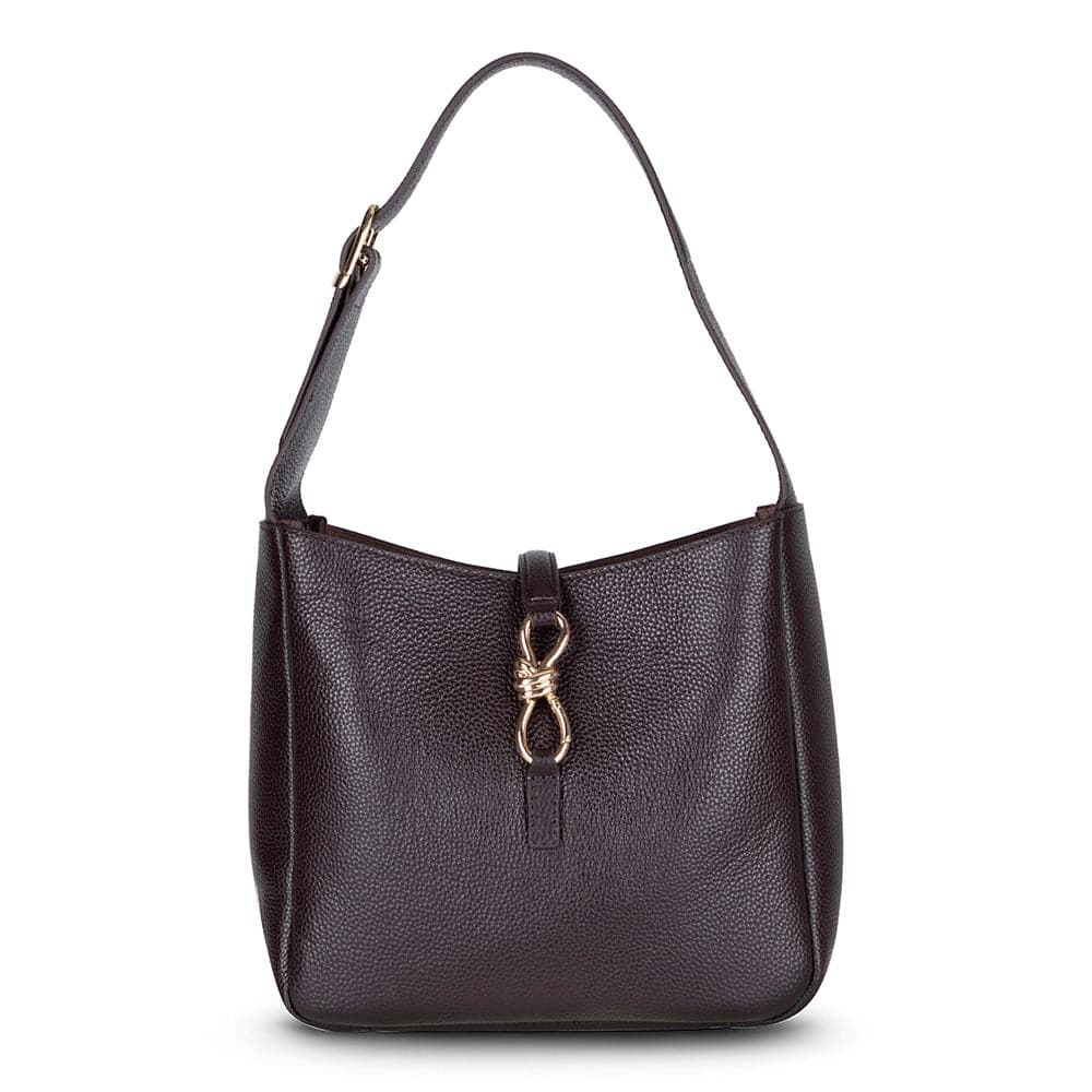 Azura Women's Leather Bag Brown Bouletta