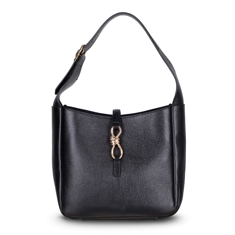Azura Women's Leather Bag Black Bouletta
